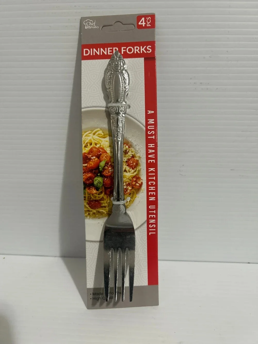 4-piece decorative dinner fork set – classic design